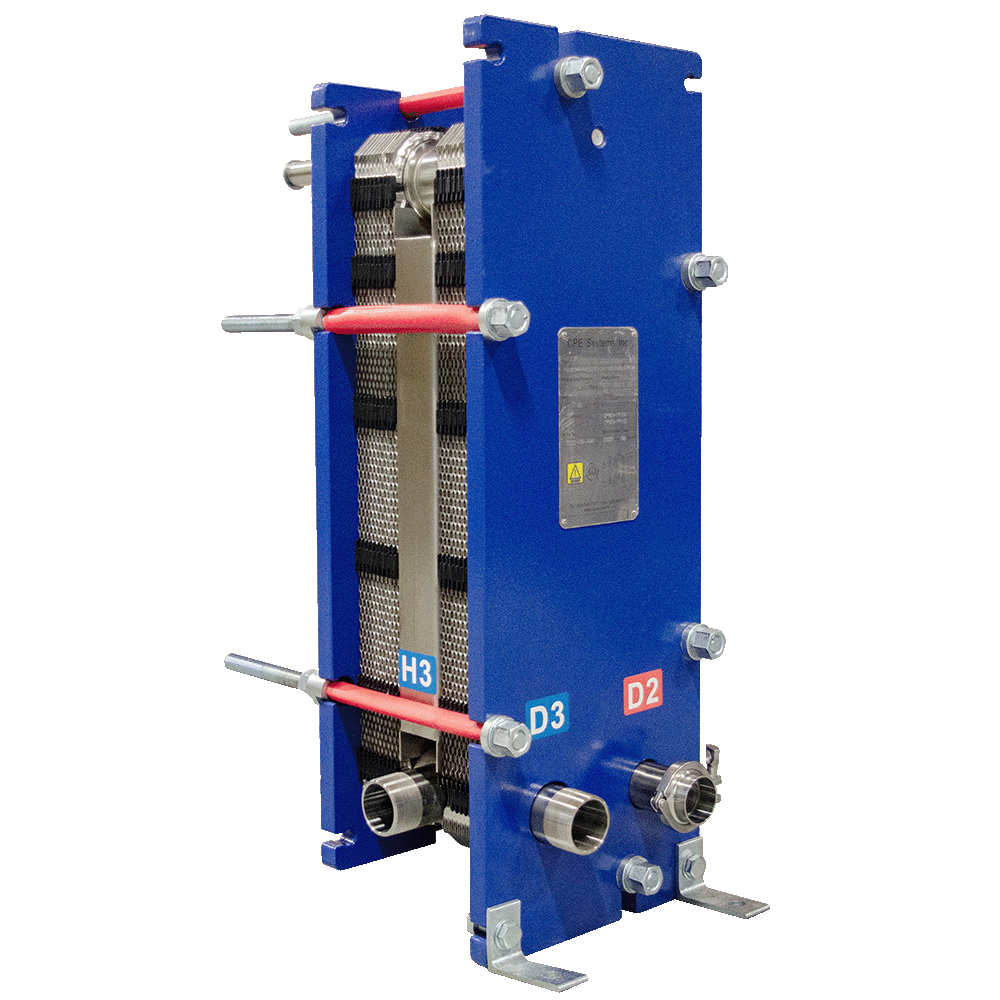 CPE60H-XXD-2S Heat Exchanger (2 Section)
