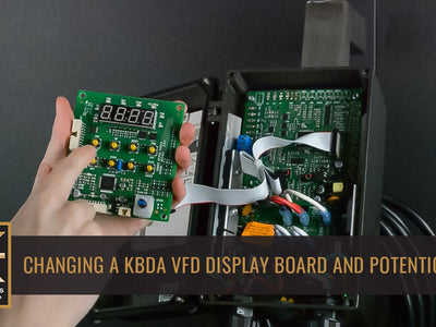 How to Change a Display Board and Potentiometer on a KBDA VFD