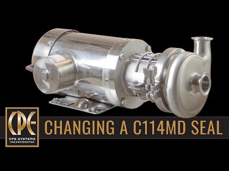 How to change the seal and set the drive collar on a C-Series Centrifugal Pump