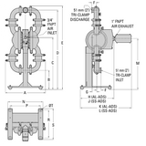 PS8 Hygienic (mushroom/ball valve) With Fixed Stand