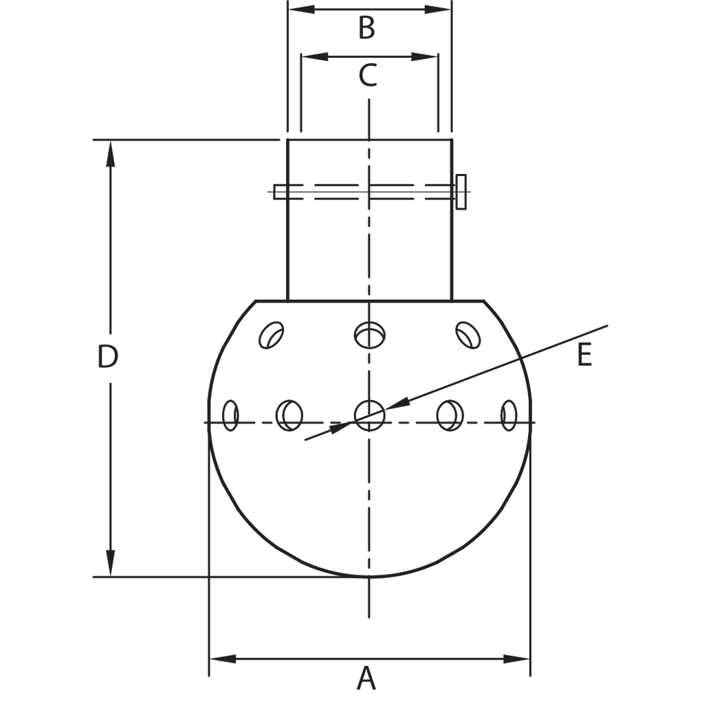 Stationary Spray Ball