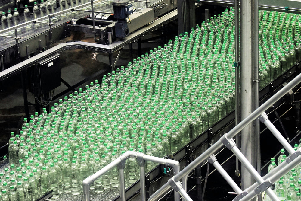 Bottles on a filling line from Waldemar Brandt, from Unsplash