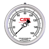 2-1/2” (63mm) Sani-Flow Brewery Pressure Gauge