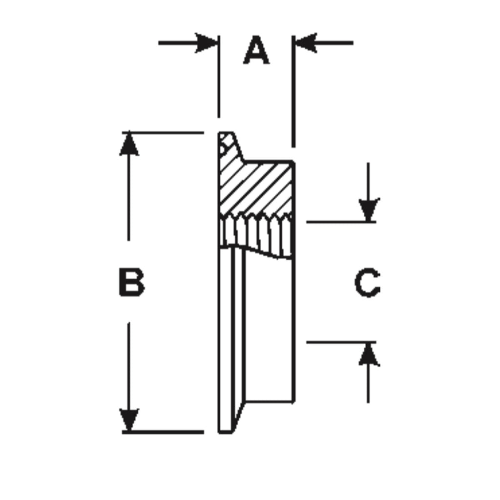 23BMP -  Tri-Clamp Thermometer Cap