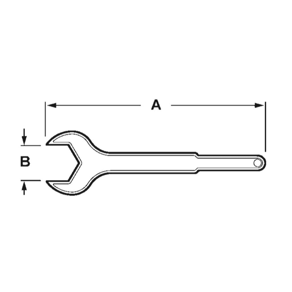 25H - Long Handled Dairy Wrench