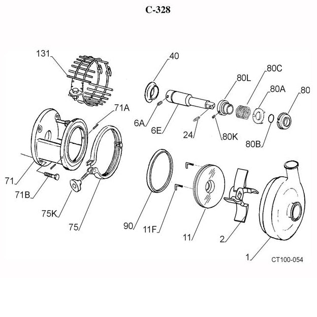 C328 / C428 Series Pump Parts