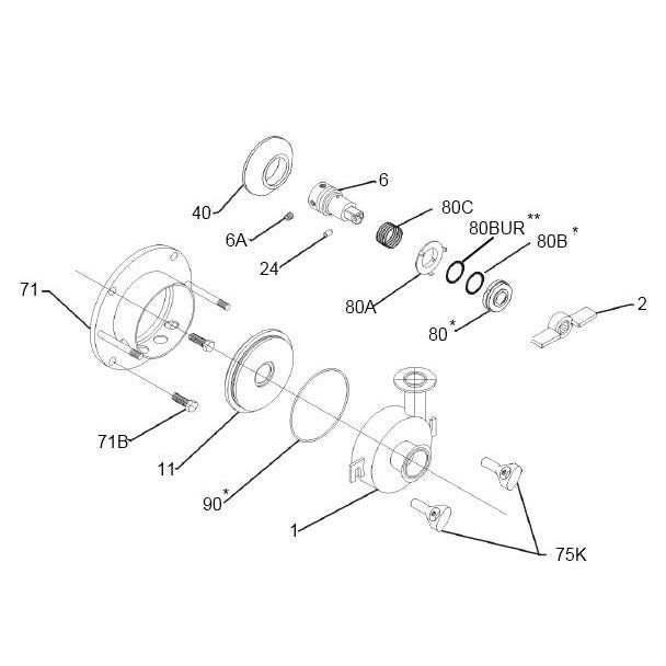 C100 Series Pump Parts