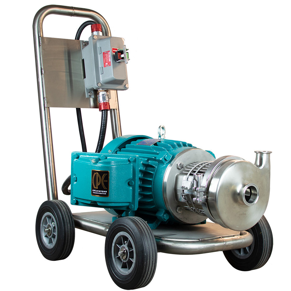 Portable Pumping Machine Portable Pumps with custom designed stainless steel carts – CPE Systems ...