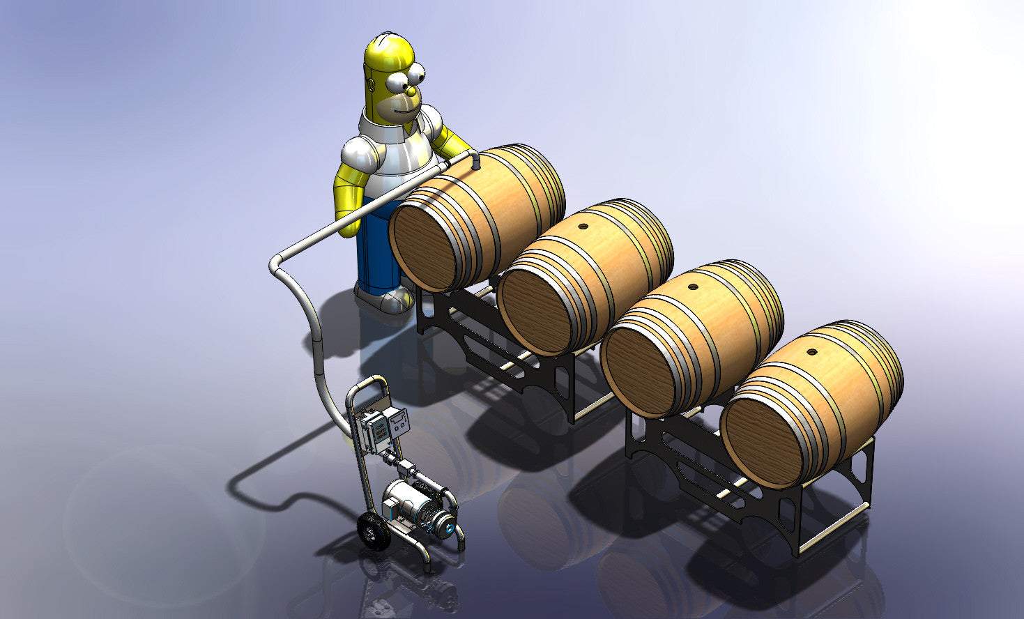 C114MD Barrel Filling Pump Assembly (1 - 3 HP)