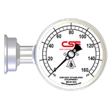 3-1/2” (90mm) Sani-Flow Pressure Gauge with Side Mount