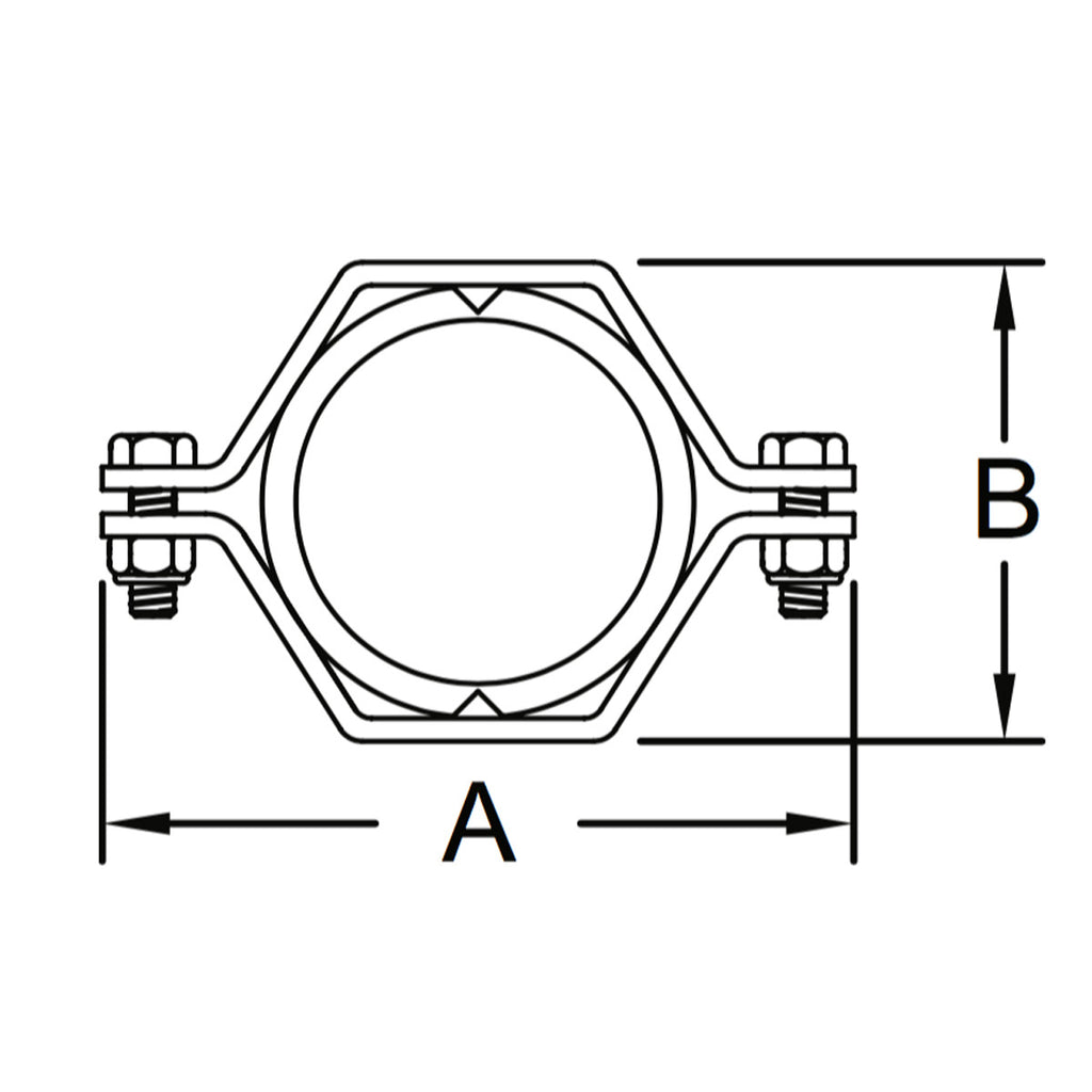 TPW - Tube Hanger with PVC Sleeve