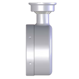 3-1/2” (90mm) Sani-Flow Pressure Gauge with Top Mount